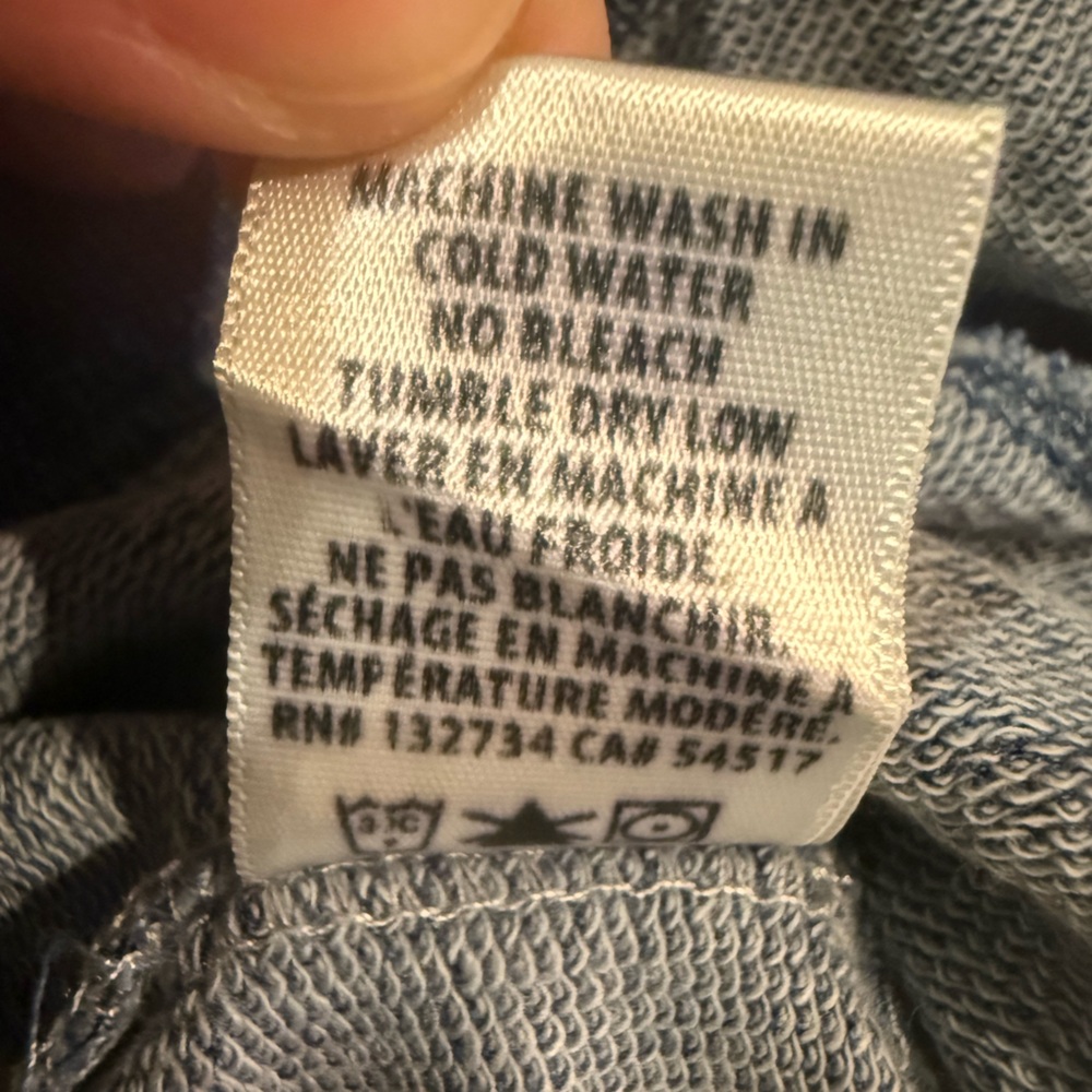 NWT Bella Dahl Tencel Jogger Pants Blue Drawstring Ankle Joggers Medium - Picture 10 of 12